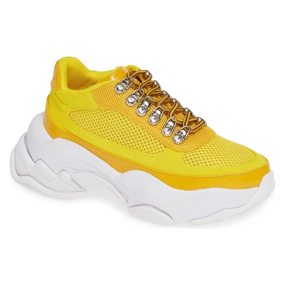 Authentic Jeffrey Campbell Hotspot Yellow Sneakers